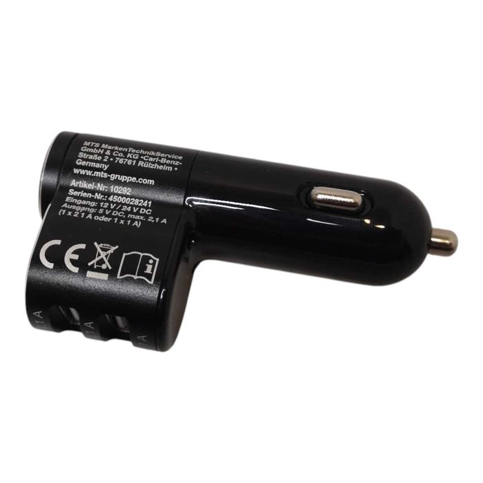 Cartrend ładowarka 2xUSB z zestawem słuchawkowym Bluetooth