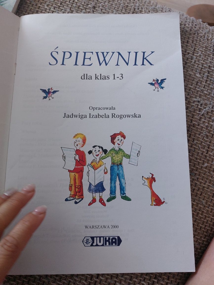 Śpiewnik dla klas 1-3 J. Rogowska