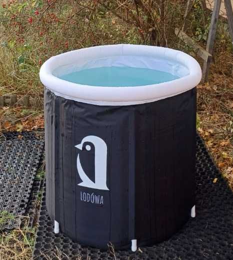 Beczka Do Morsowania Składana 320L Przenośna Wanna Zimna Kąpiel Mocna
