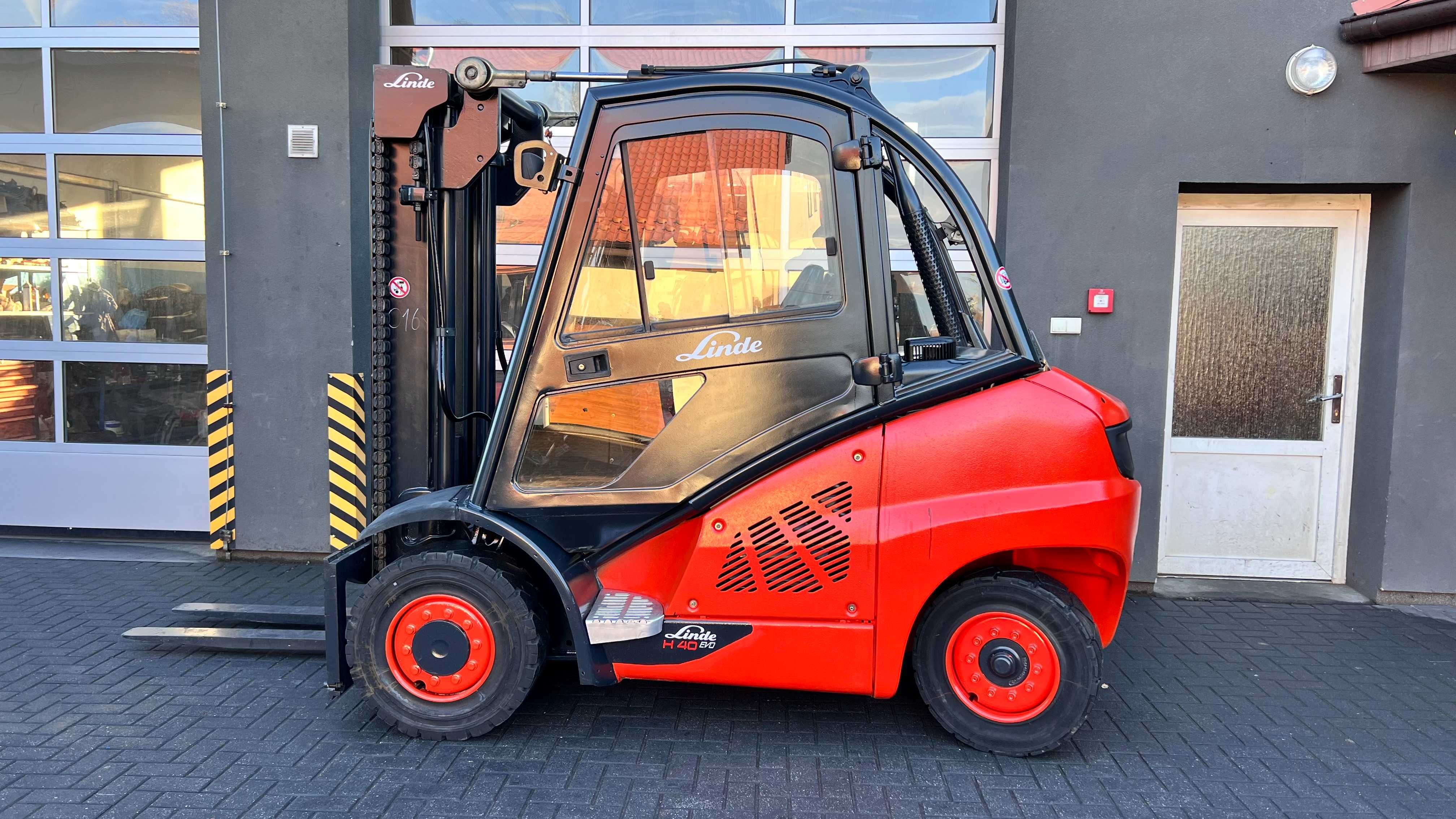 Wózek widłowy Linde H40D-02 2015 rok kabina 849
