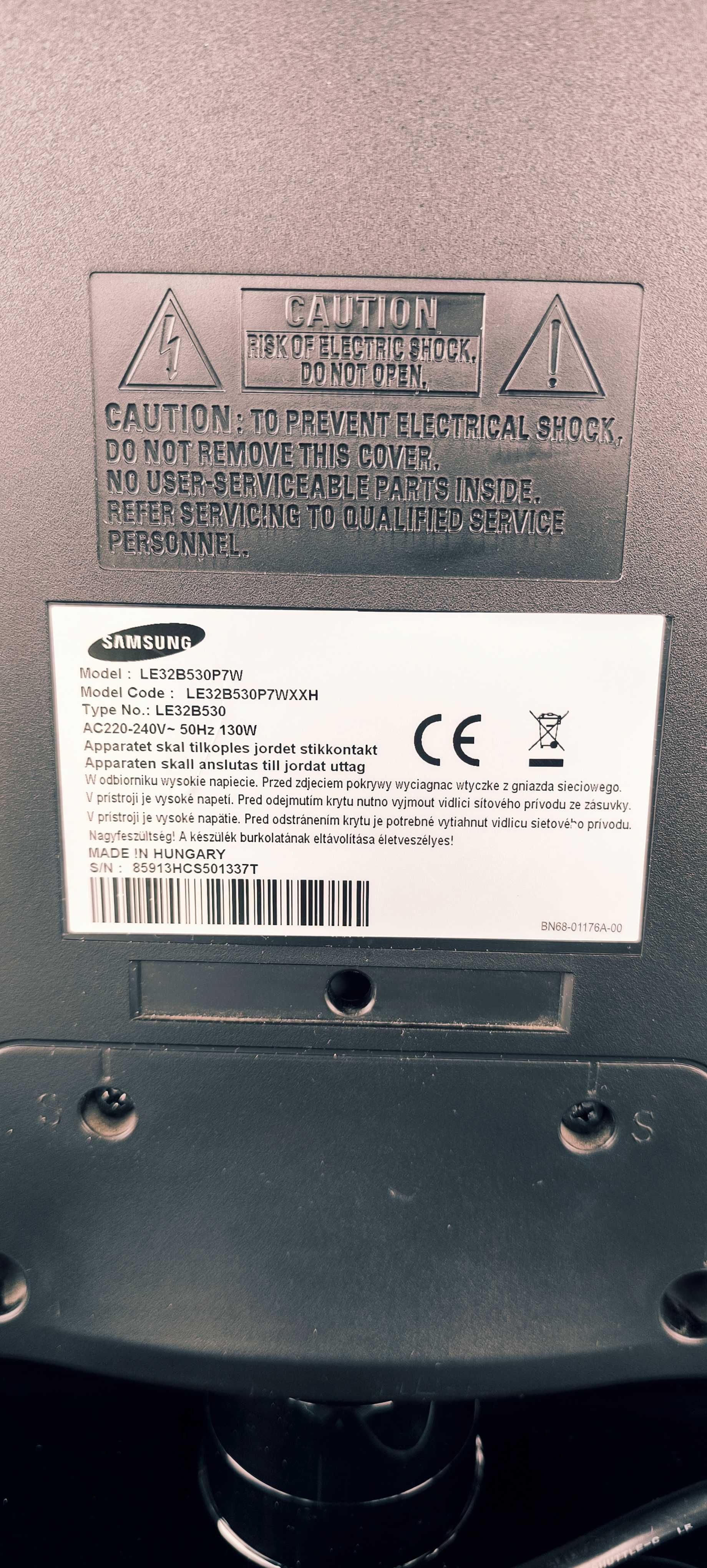32´´ Samsung LE32B530, 1920x1080 (50Hz) czarny
