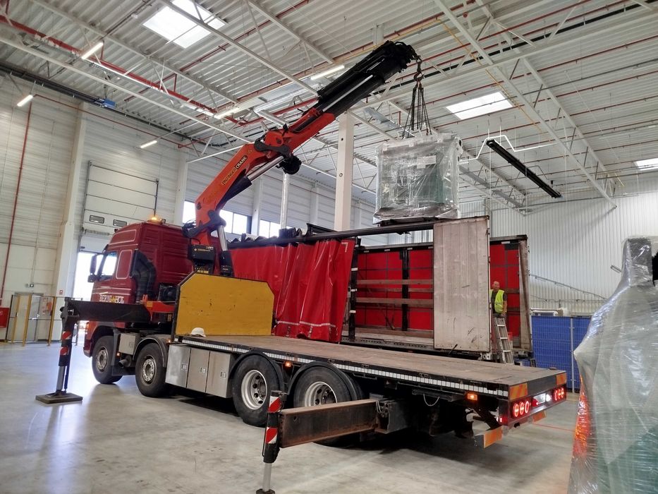 Transport HDS wynajem kontenerów niskopodłogowy laweta gabaryty tir 24