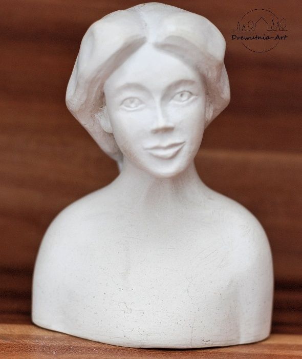 Popiersie gipsowe głowa kobiety do utwardzania utwardzanie