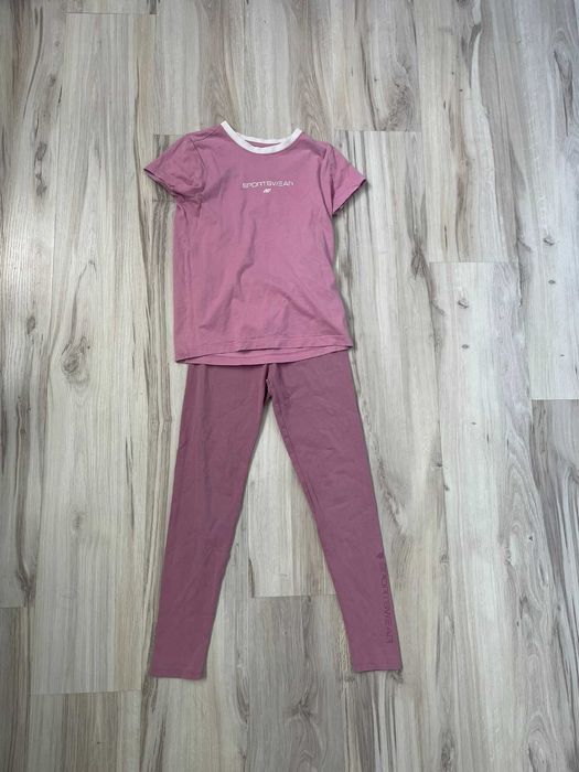Zestaw leginsy + koszulka 4f dla dziewczynki