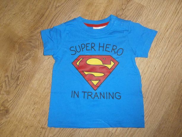 Bluzka koszulka Superman 68 cm 6 mcy NOWE