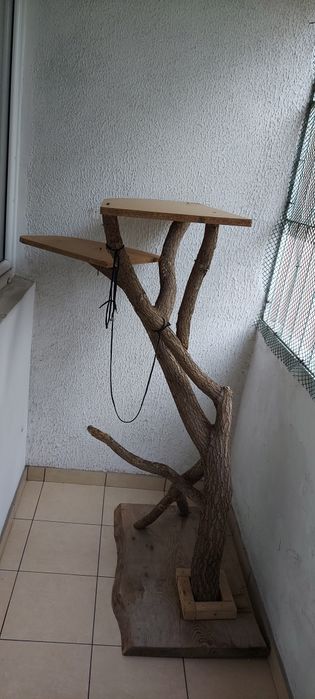Drapak dla kota duży solidny NATURALNY handmade