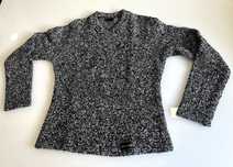 Camisola Preta/Branca M - Super Preço