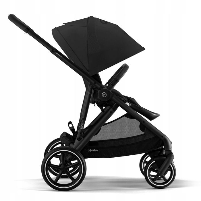 cybex gazelle s 2.0 wózek spacerowy z opcją bliźniaczego  moon black