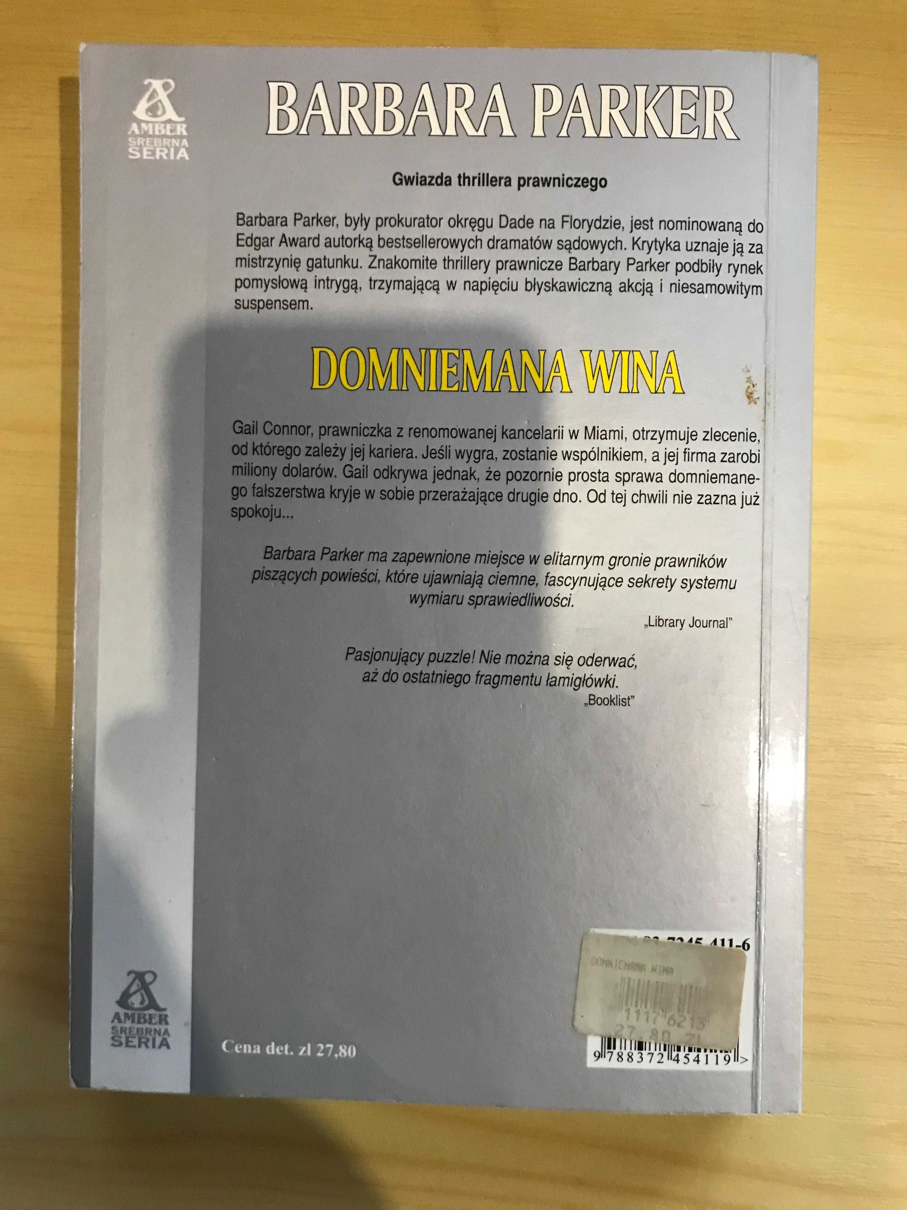 Domniemana wina Barbara Parker
