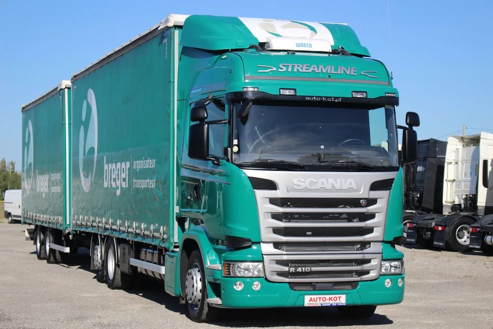 Scania R410 /6X2/ ZESTAW 120M /KLIMA POSTOJOWA / RETARDER/XENON/*SERWIS*/ SUPER STAN /  *NIEEKSPLOATOWANY po Polskich Drogach*auto-kot.pl