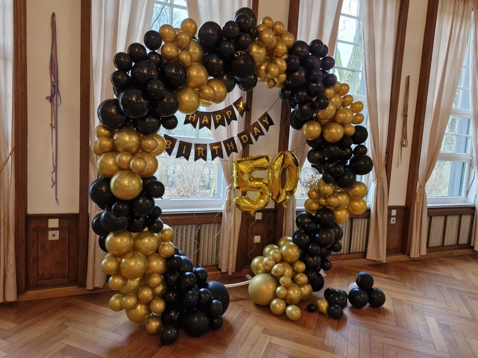 Ścianki z balonów /Dekoracje z balonów/ balony z helem