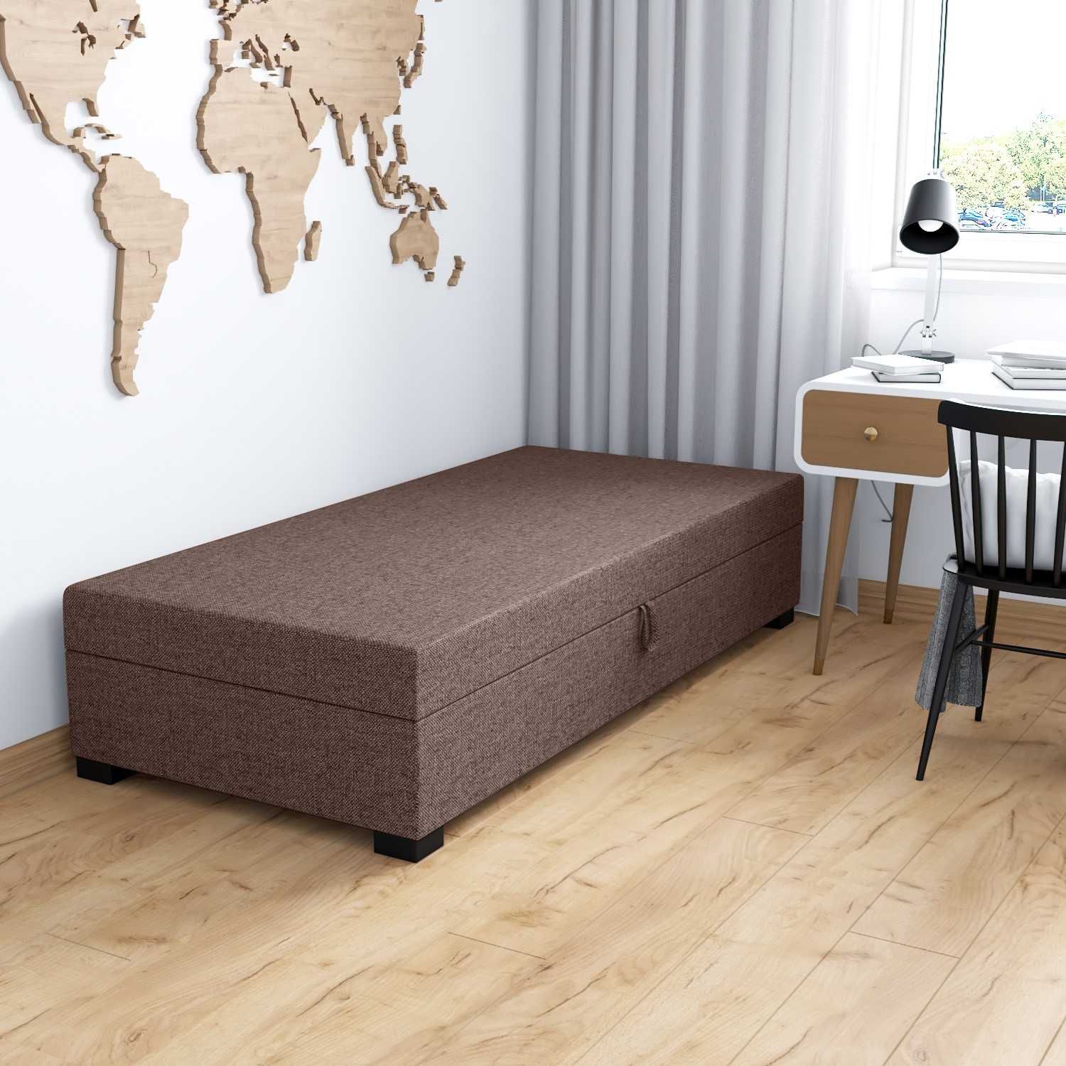 Łóżko z materacem Tapczan  jednoosobowy darmowa dostawa sofa wersalka