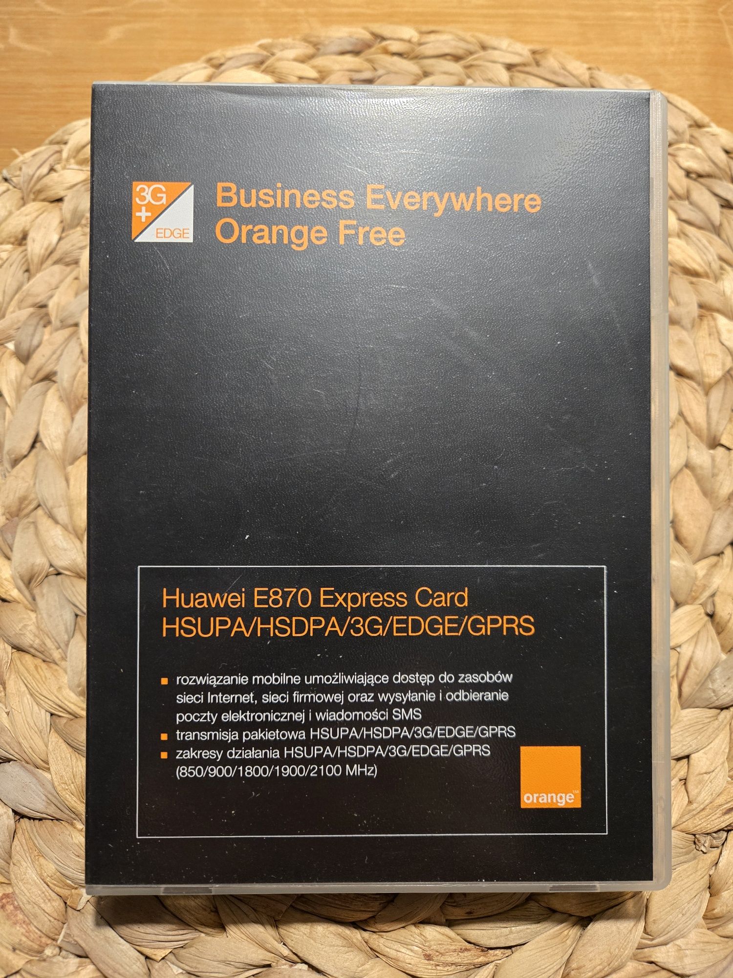 Modem Huawei e870 PCMCIA Express Card Cały komplet