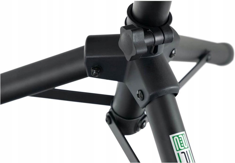 Statyw do głośnika 67-120 cm − stalowy trójnóg, 35 mm, czarny