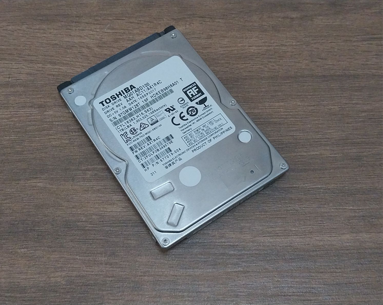 HDD/Disco rigido de 2.5" de 1Tb