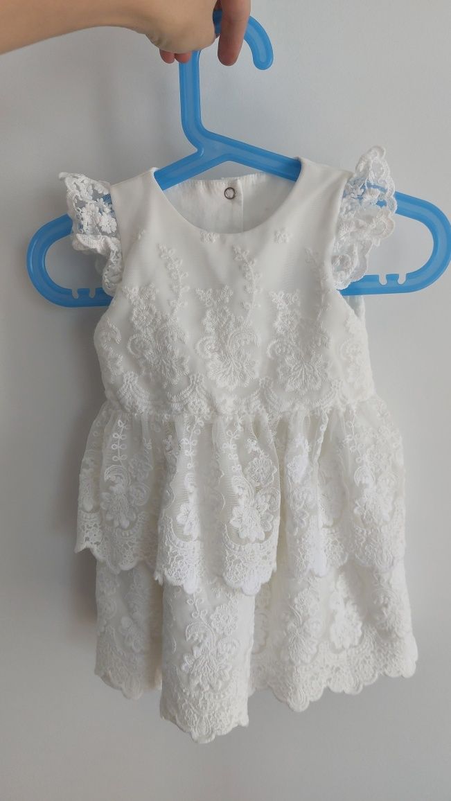 Sukienka do chrztu Milulove Chanelka 74. Gratis opaska!