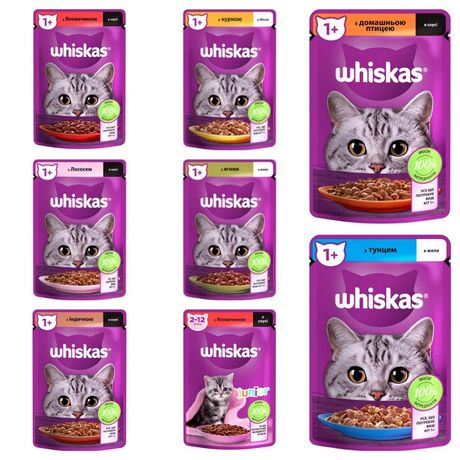 Корм для котов Whiskas 85г (паучи)