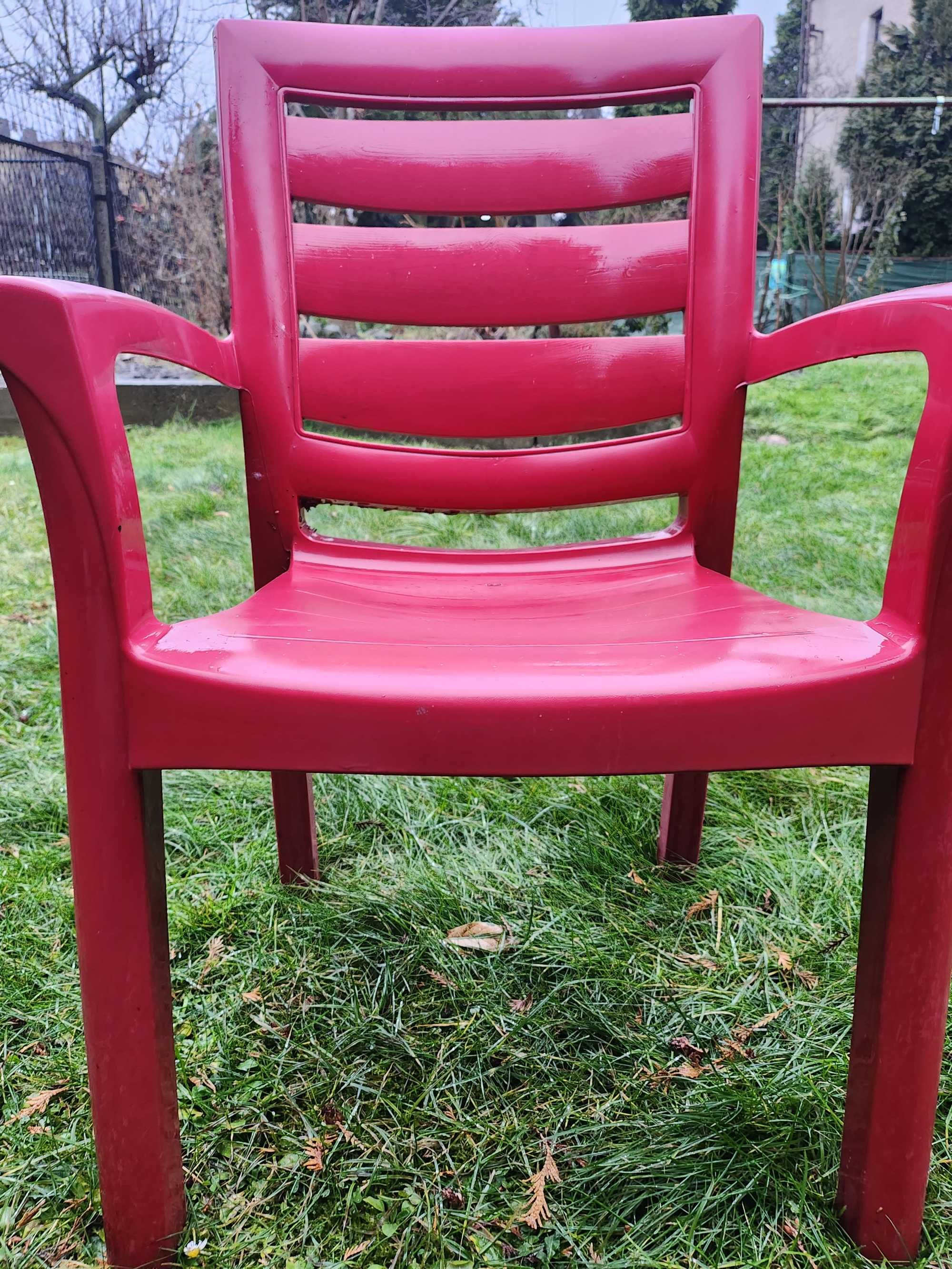 SOLIDNE Krzesła ogrodowe 2 szt
