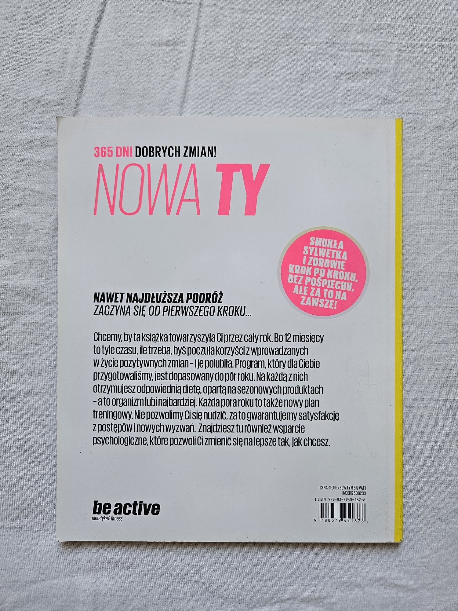 Książka Nowa ty 365 dni dobrych zmian be active Ewa Chodakowska
