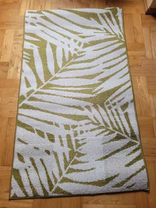 NOWY dywan Smukee Caro 80x140cm dywanik wzór zielony w liście