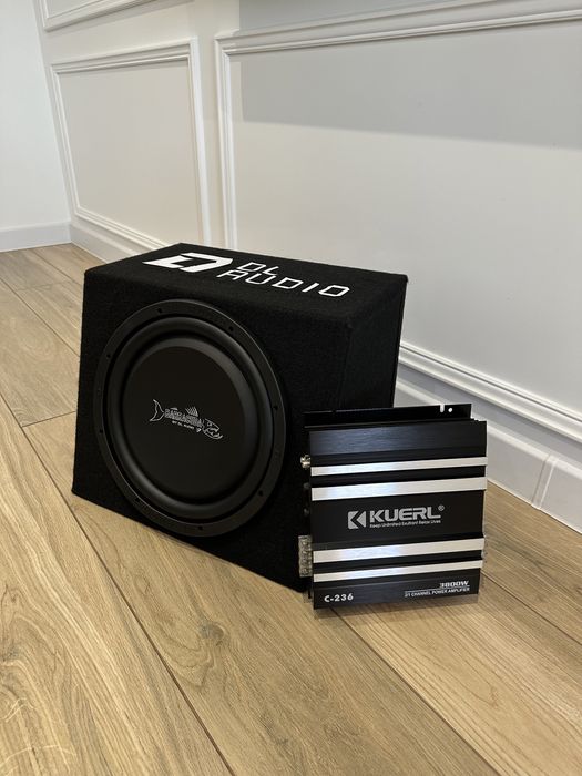 Новий Потужний сабвуфер DL Audio 1000W з усілком та подарунок