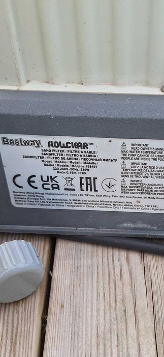 Pompa basenowa. Generator chloru