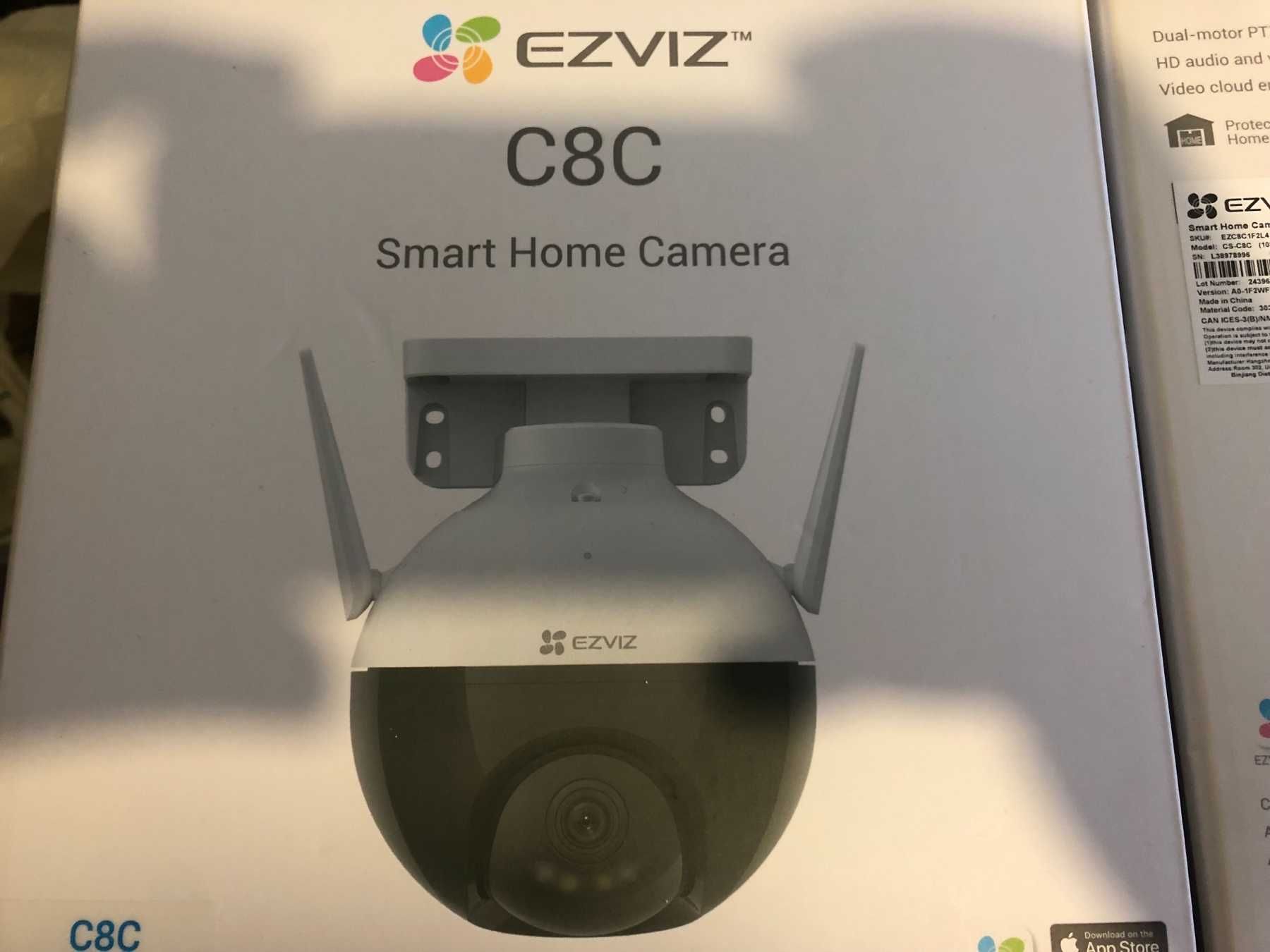 EZVIZ Camera Pan/Tilt/Zoom, 360°, 1080P WiFi  Cam, IP65, C8C Оригинал.