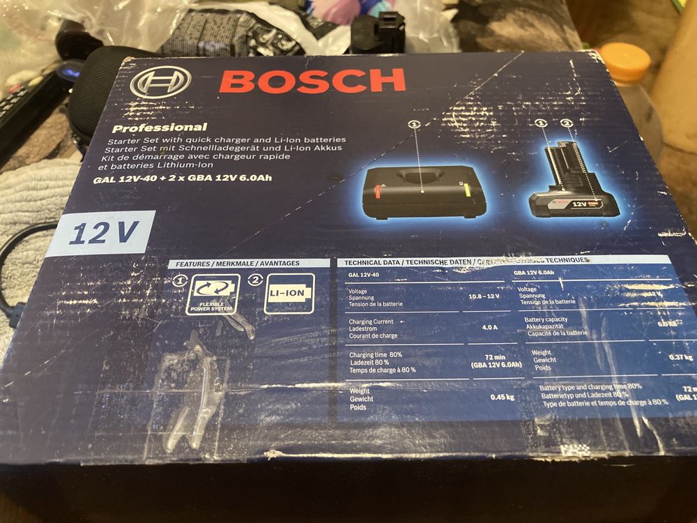 Оригинальный аккумулятор Bosch GBA 12V-6.0 Ah