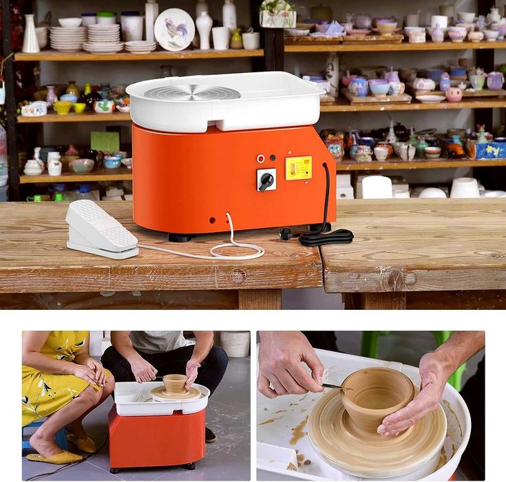 Електричний гончарний круг / Электрический гончарный станок Vayotoy