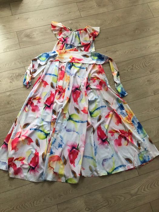 Długa sukienka hiszpanka