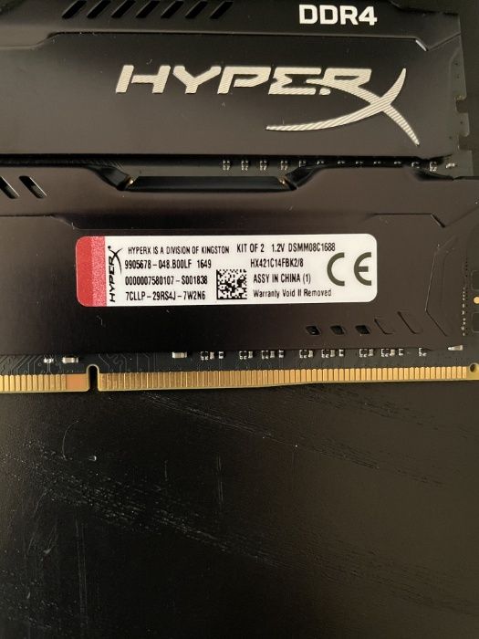 RAM DDR4 Hyperex Fury 8GB (2x4Gb)