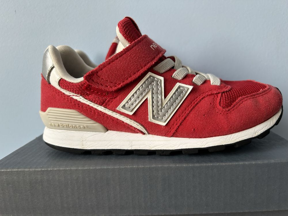 New Balance dziecięce 30 buty sportowe tkanina czerwone