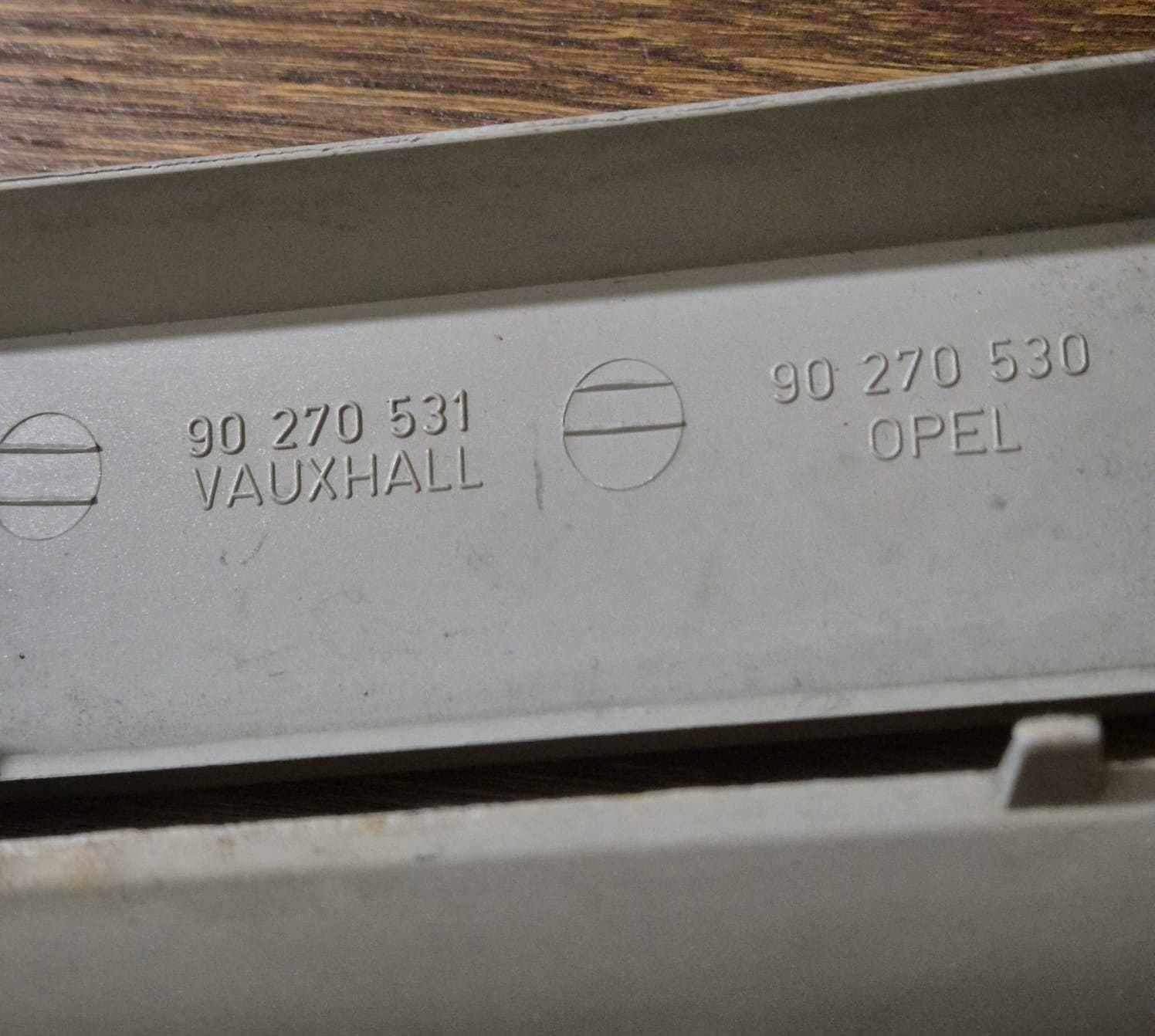 Grill Atrapa Opel Ascona C Lift 1986-87r.  Oryginał