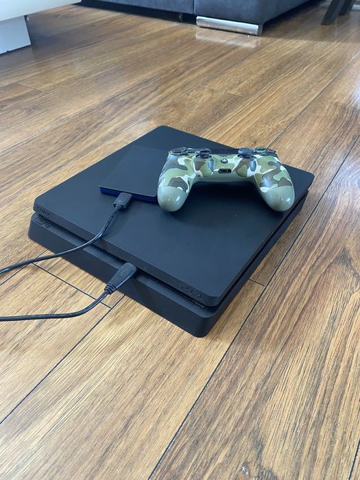 PS4 SLIM 500GB + 10GIER + Dysk przenosny seagate ps4 2TB