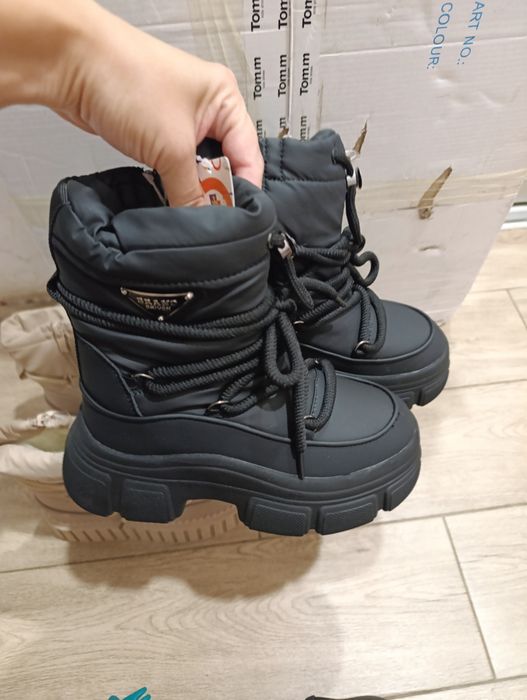 Зимові термо ботінки сапоги для дівчинки зимние ботинки для девочки