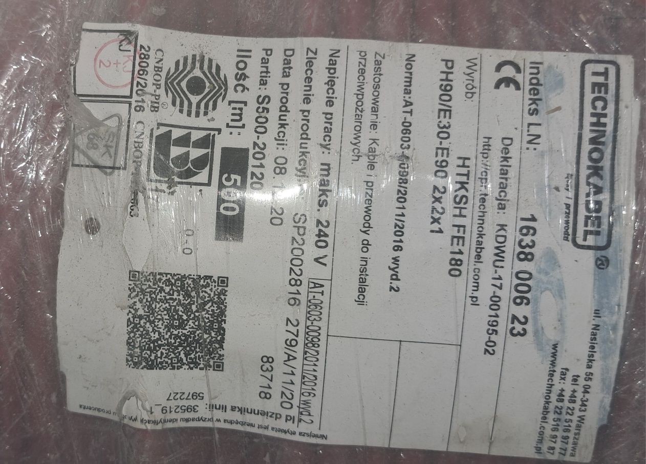 Technokabel HTKSH FE180 PH90/E30-E90 2x2x1