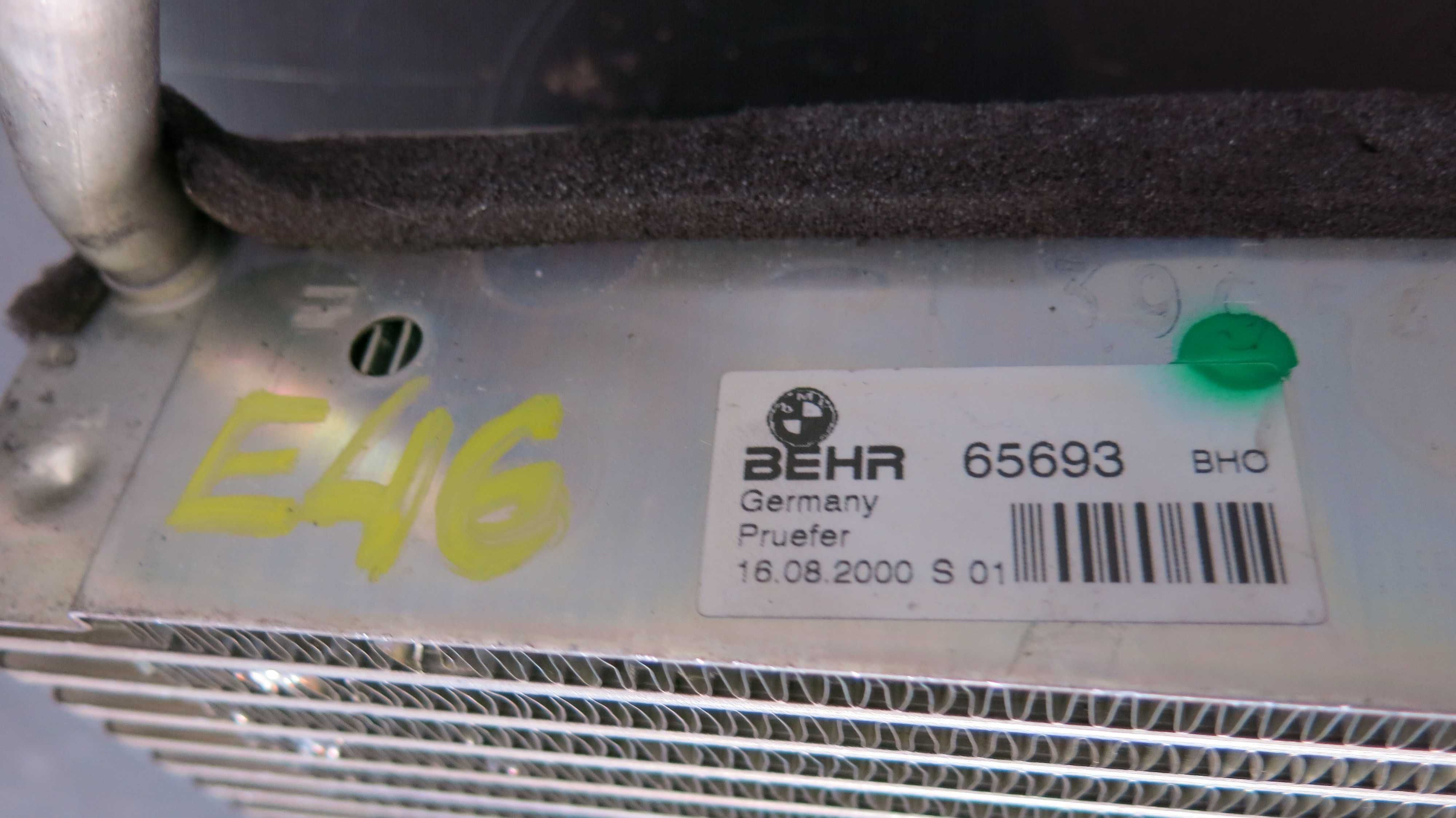 BMW E46 M54 2.2i Parownik / wymiennik klimatyzacji + zawór rozprężny