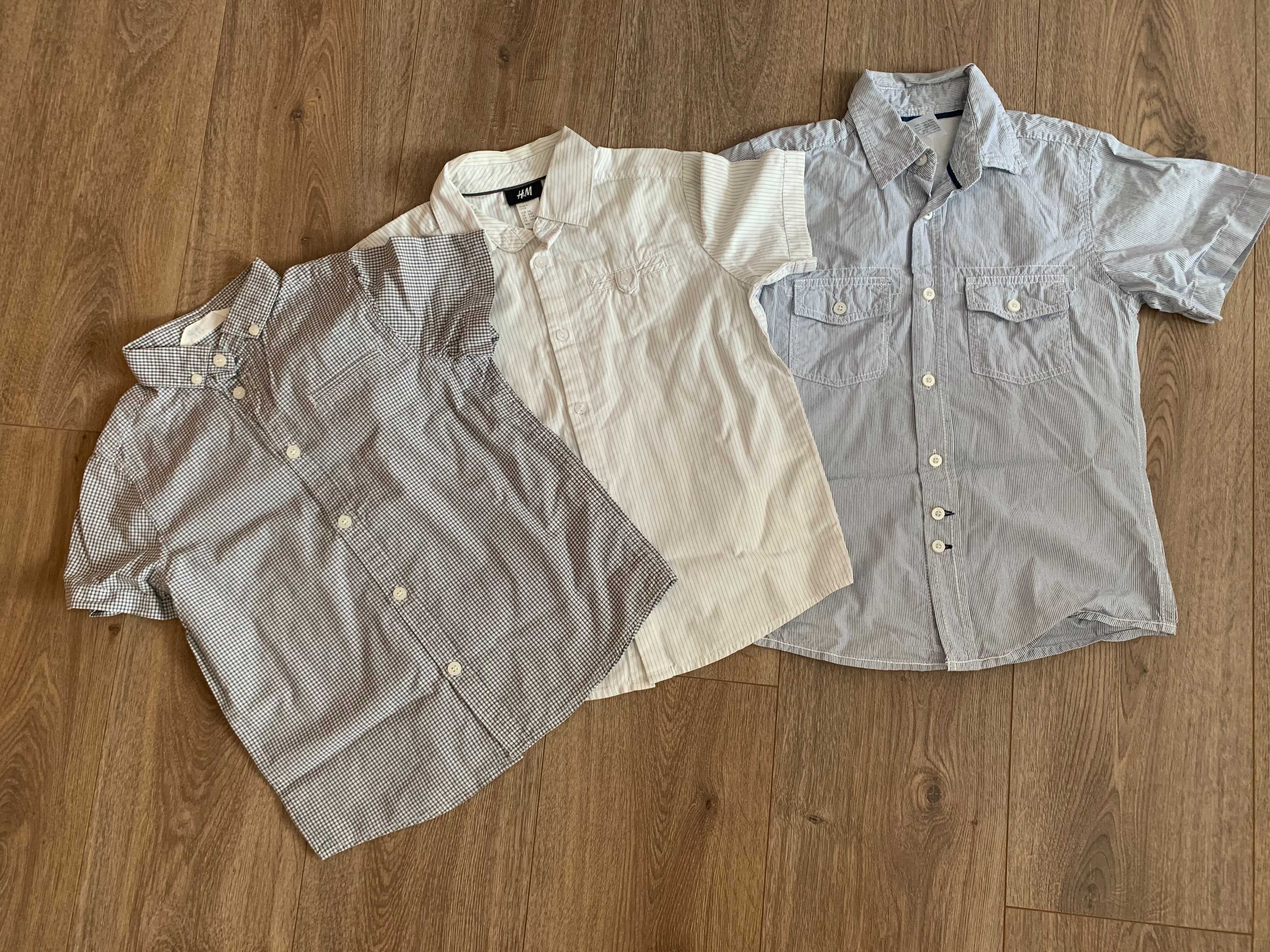 Рубашки H&M, р.128, 7-8 лет, 116, 5-6 лет