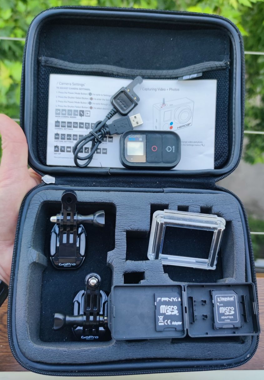 GoPro HERO3+ комплект та кейс