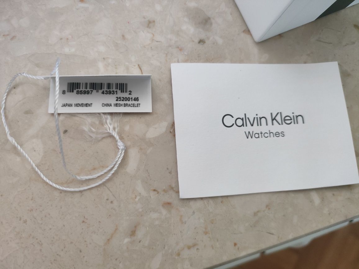 Piękny nowy zegarek Calvin Klein