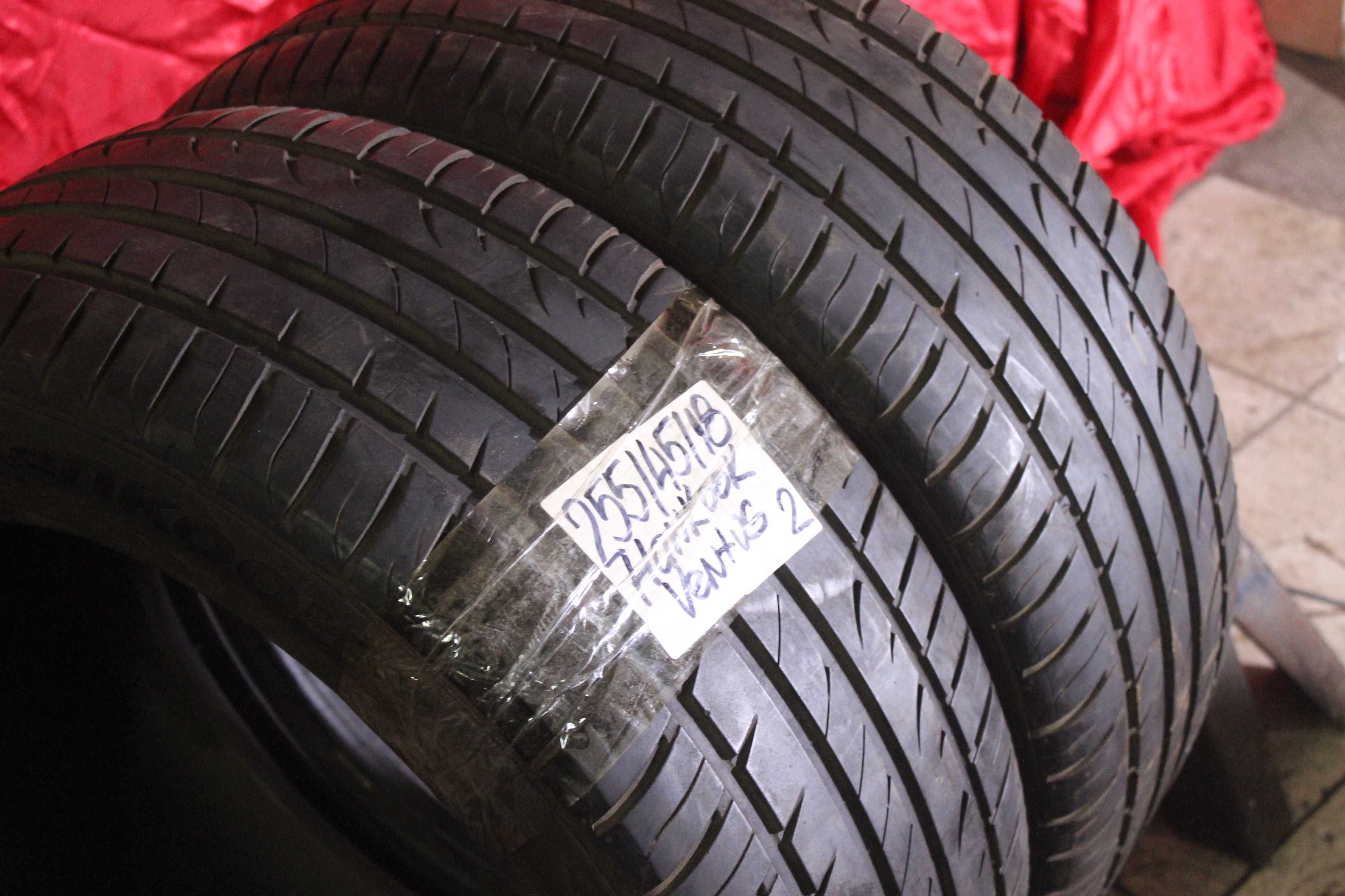 255-45-R18 HANKOOK VENTUS PRIME= пара 2 штуки летней резины Germany