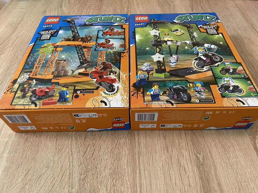 Zrstaw 2x kloski lego Wyzwanie kaskaderskie