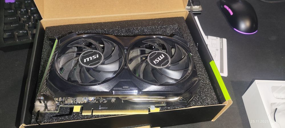 Відеокарта MSI PCI-Ex GeForce RTX 4060 Ti Ventus 2X Black 8G