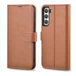 Etui ICarer Haitang Leather Wallet Case do Samsung Galaxy S22 Plus brą