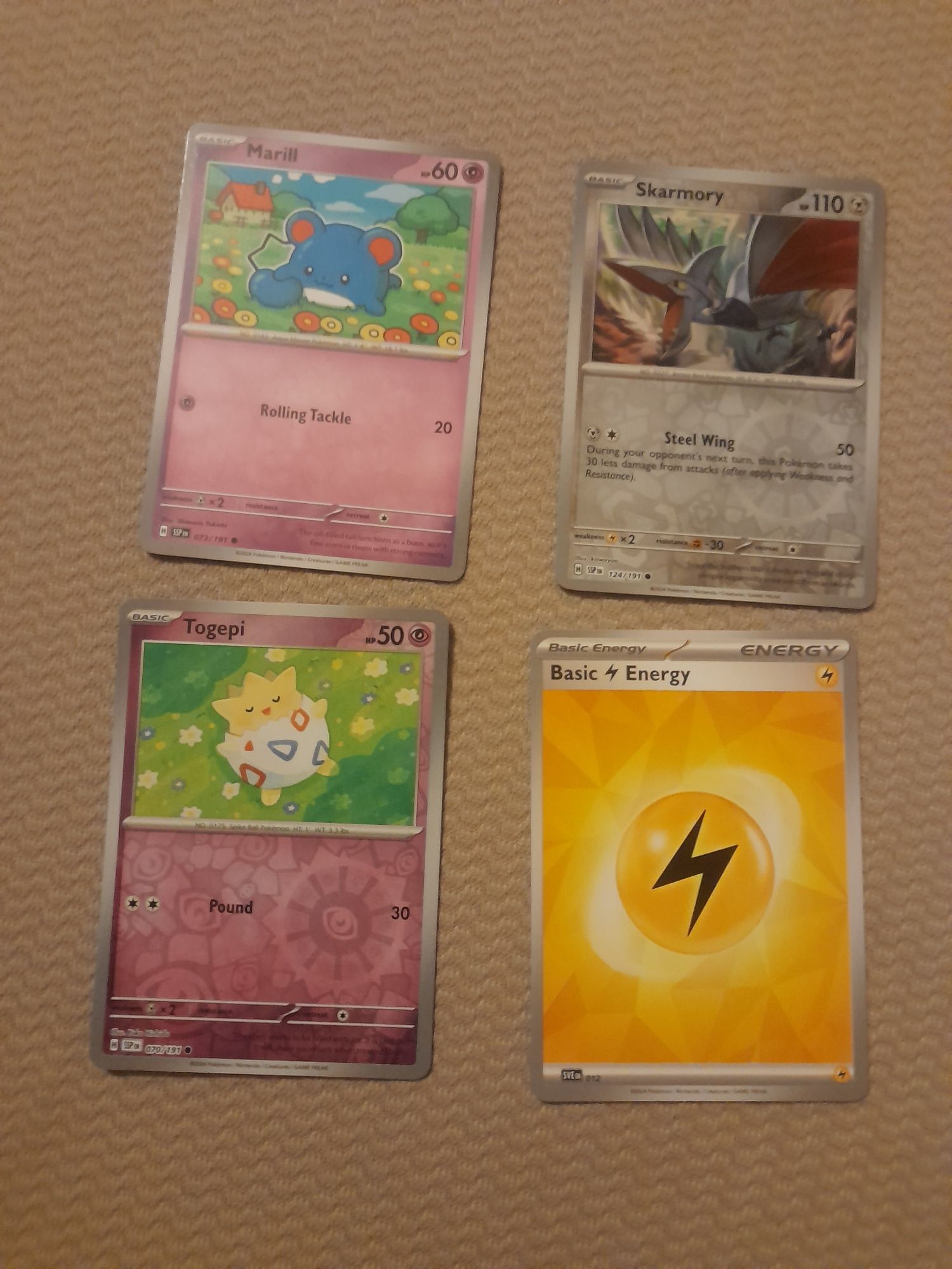 Cartas Pokémon Surging Sparks