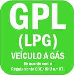 Dístico GPL autocolante