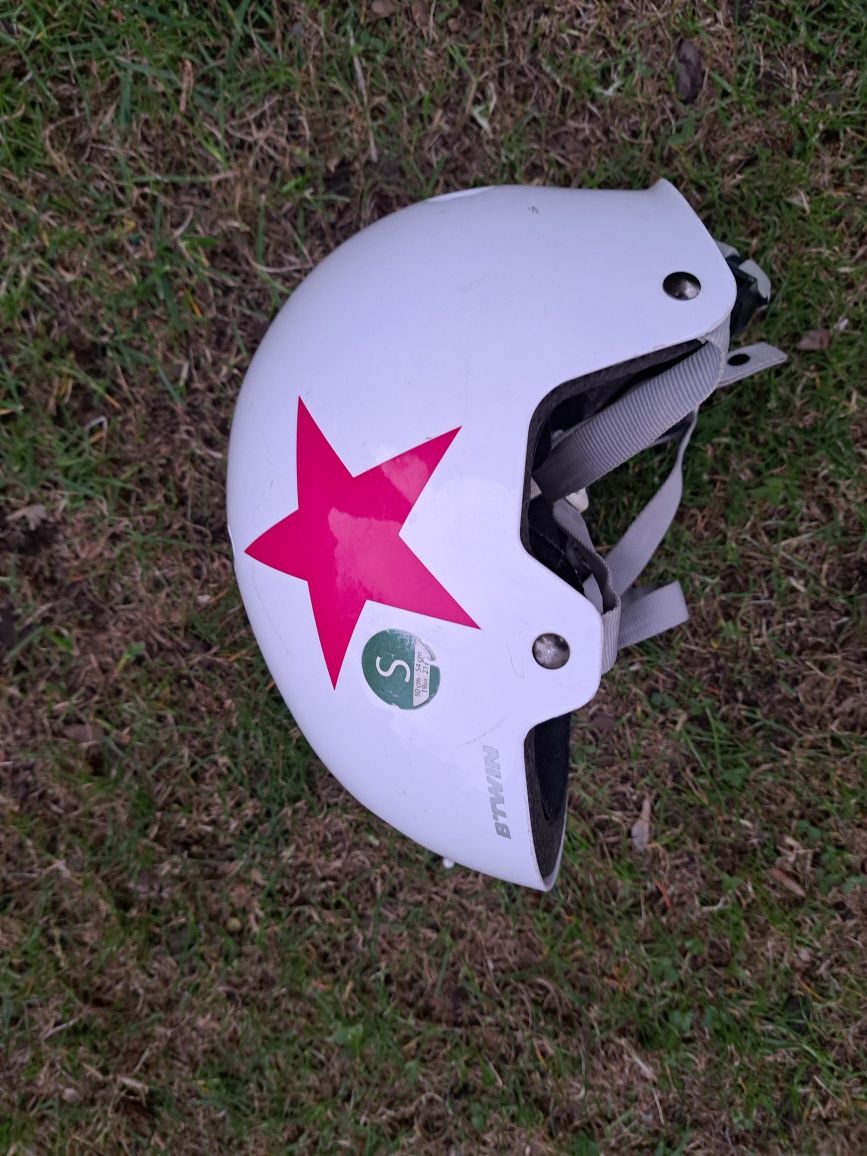 Kask dziewczęcy rowerowy Decathlon