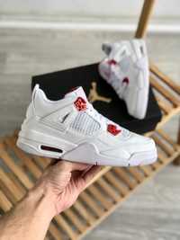 Buty Nike Air Jordan Retro 4 Red Metallic 36-45 unisex trampki