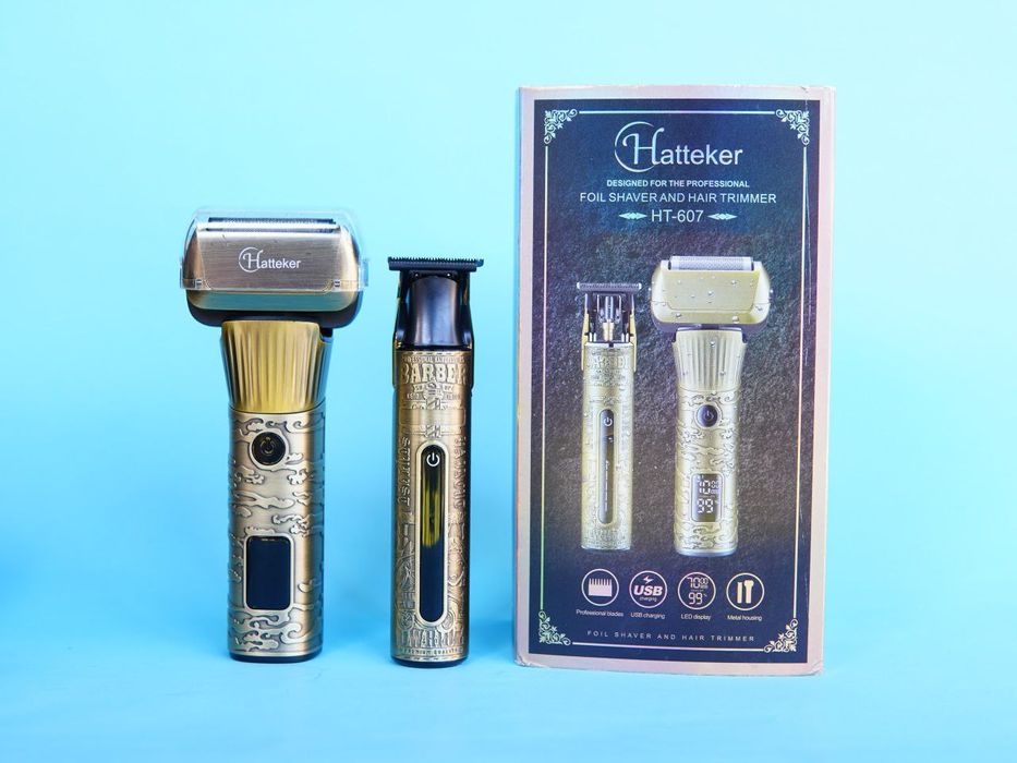Електробритва Hatteker для чоловіків з T-подібним тримером, стрижкою б