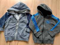 Zestaw Bluzy 92 Calvin Klein Adidas rozpinane z kapturem